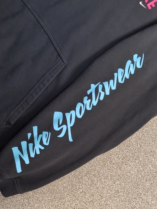 Nike NSW Club Fleece South Beach Pullover Hoodie Size XXL in Black - Picture 6 of 12